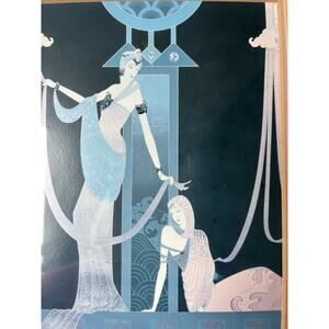 Lillian Shao "Altar" Print Art Nouveau Style Frame Matte Unsigned Archival